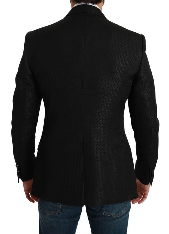 Slim Fit Martini Black Blazer Jacket