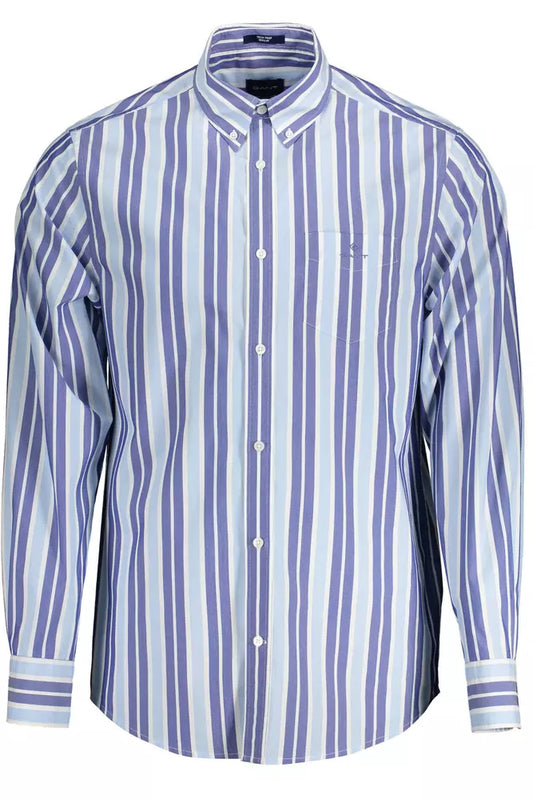 Light Blue Cotton Men Shirt