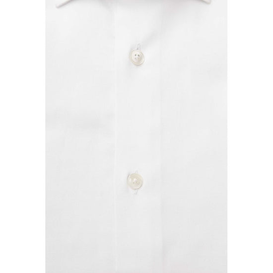 White Cotton Men's Shirt