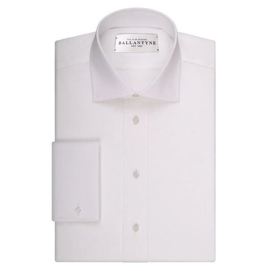 White Cotton Men's Shirt