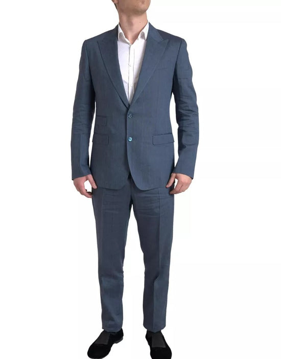 Blue 2 Piece Single Breasted NAPOLI Suit