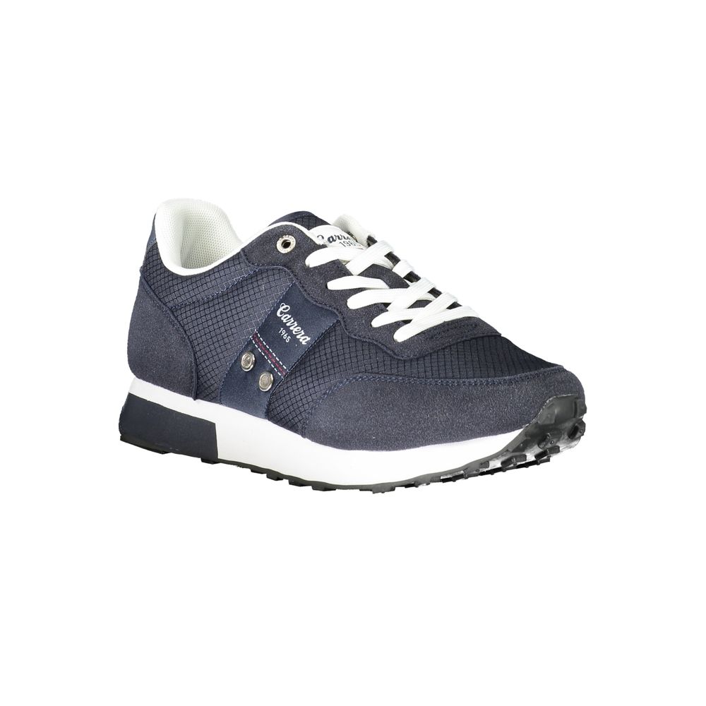 Blue Polyester Sneaker