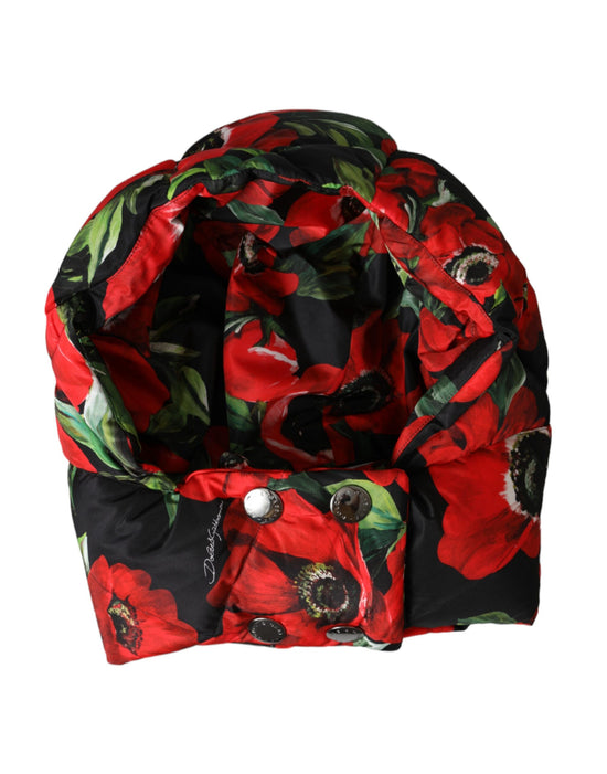 Multicolor Anemone Whole Head Wrap Hat