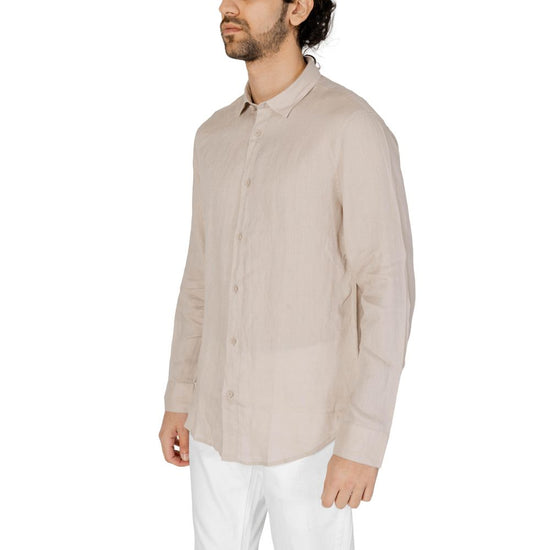 Beige Linen Shirt