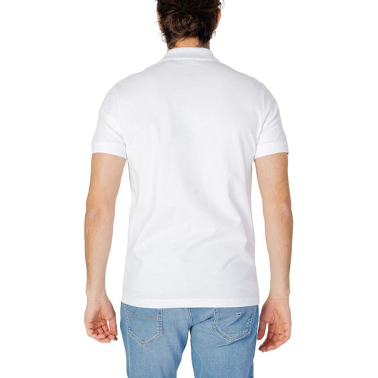 White Cotton Polo Shirt