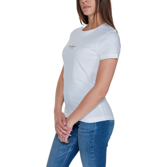 White Cotton Rigenerato Tops & T-Shirt