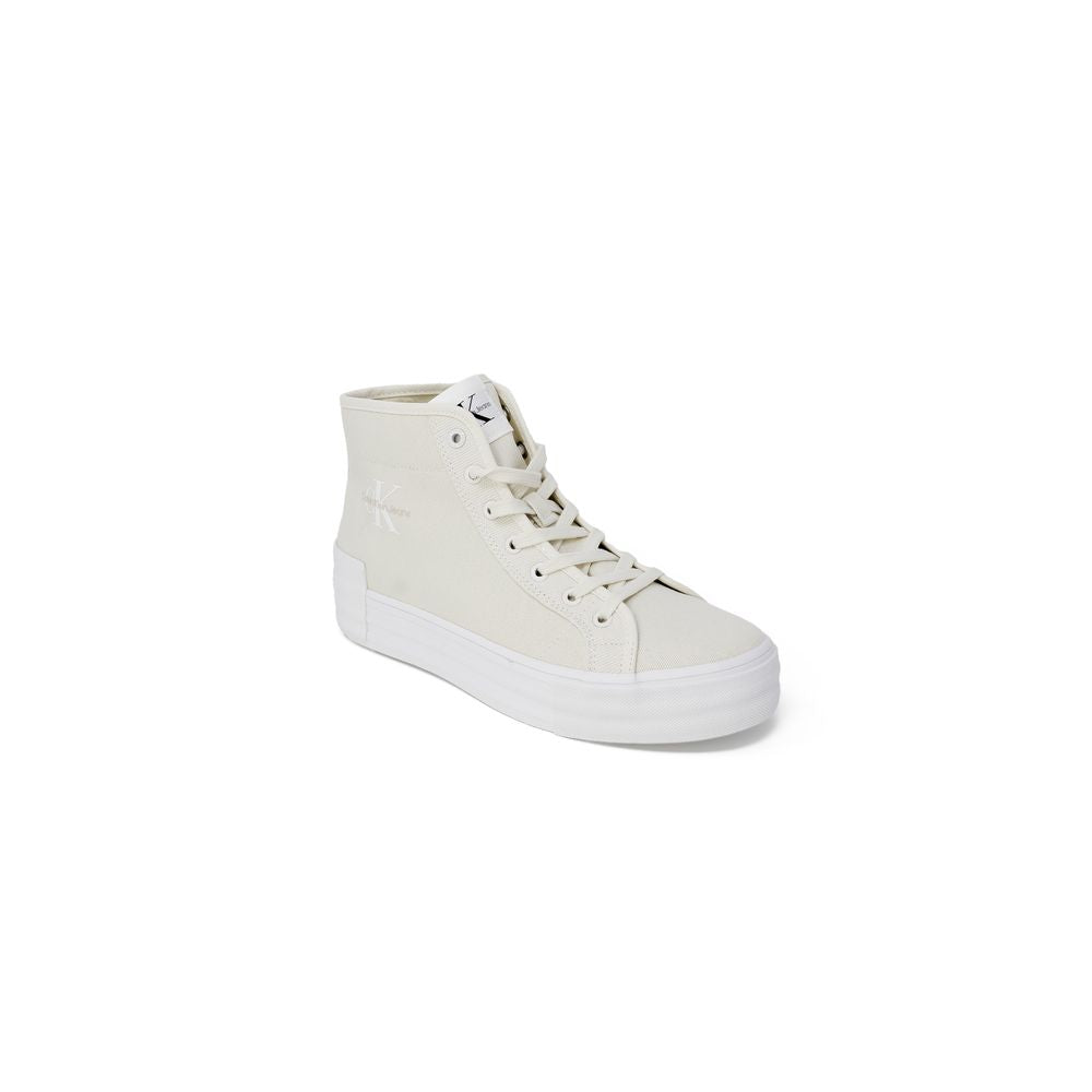 Beige Cotton Cotton Sneaker