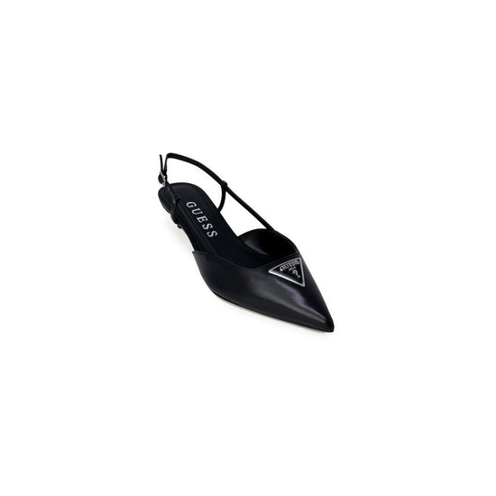 Black Polyester Sandal