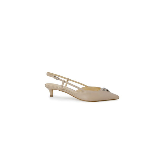 Beige Polyester Sandal