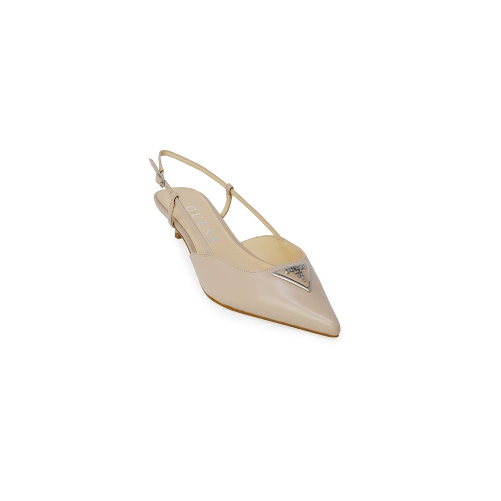 Beige Polyester Sandal