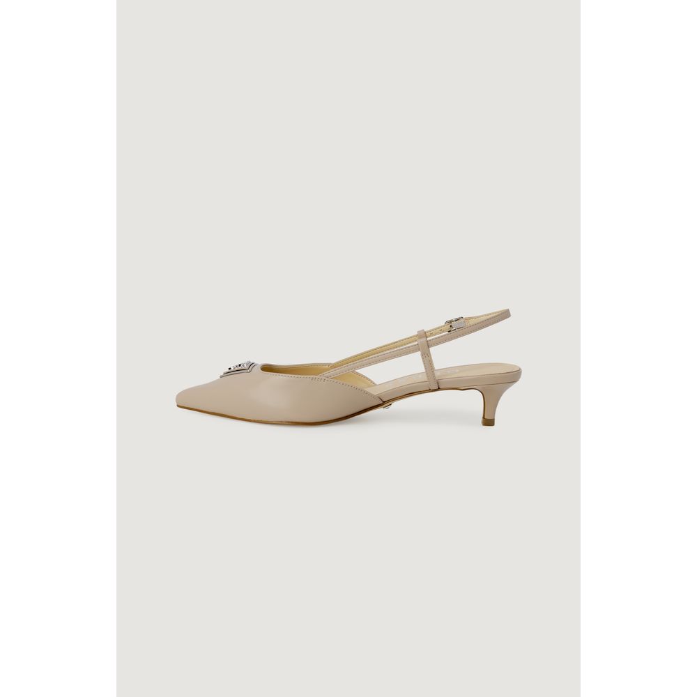 Beige Polyester Sandal