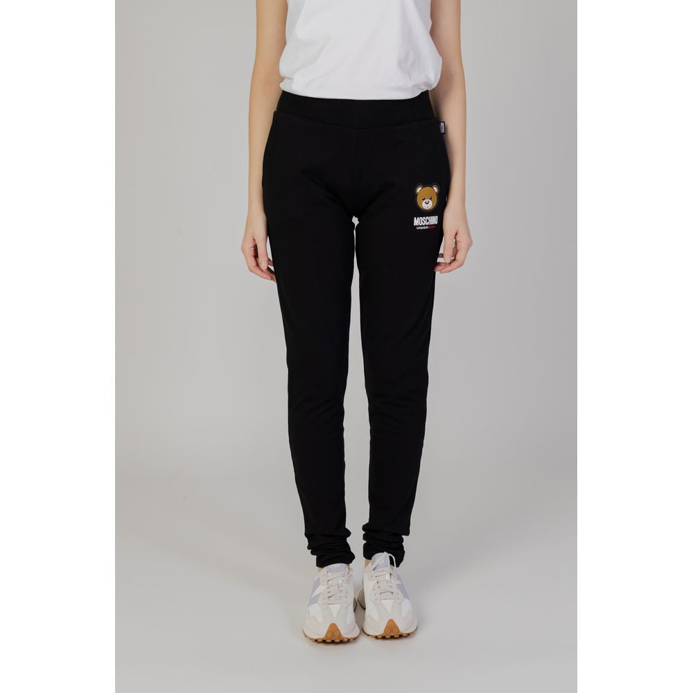 Black Cotton Jeans & Pant