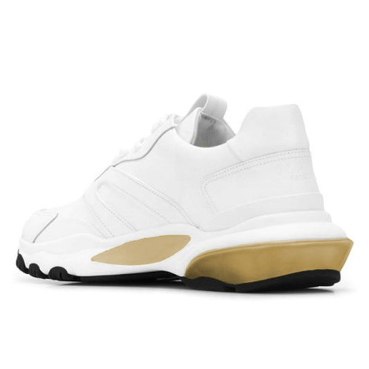 White Calfskin Men Sneaker