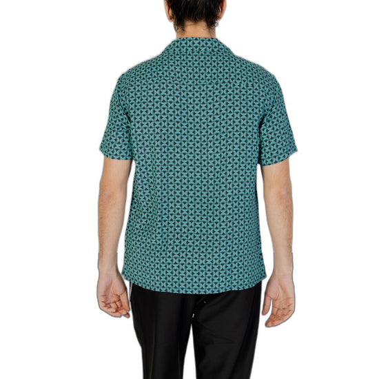 Turquoise Viscose Shirt