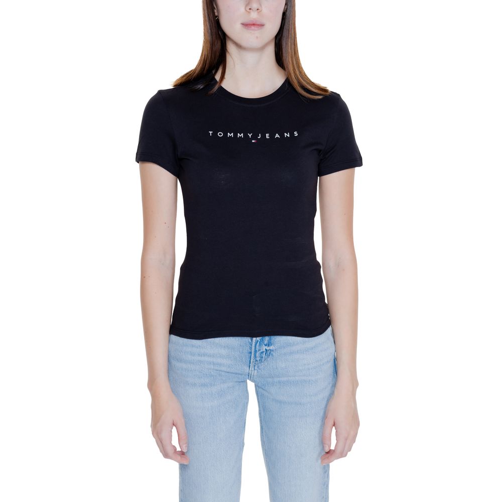 Black Cotton Tops & T-Shirt