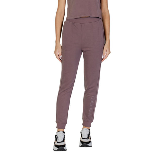 Purple Polyester Polyester Jeans & Pant