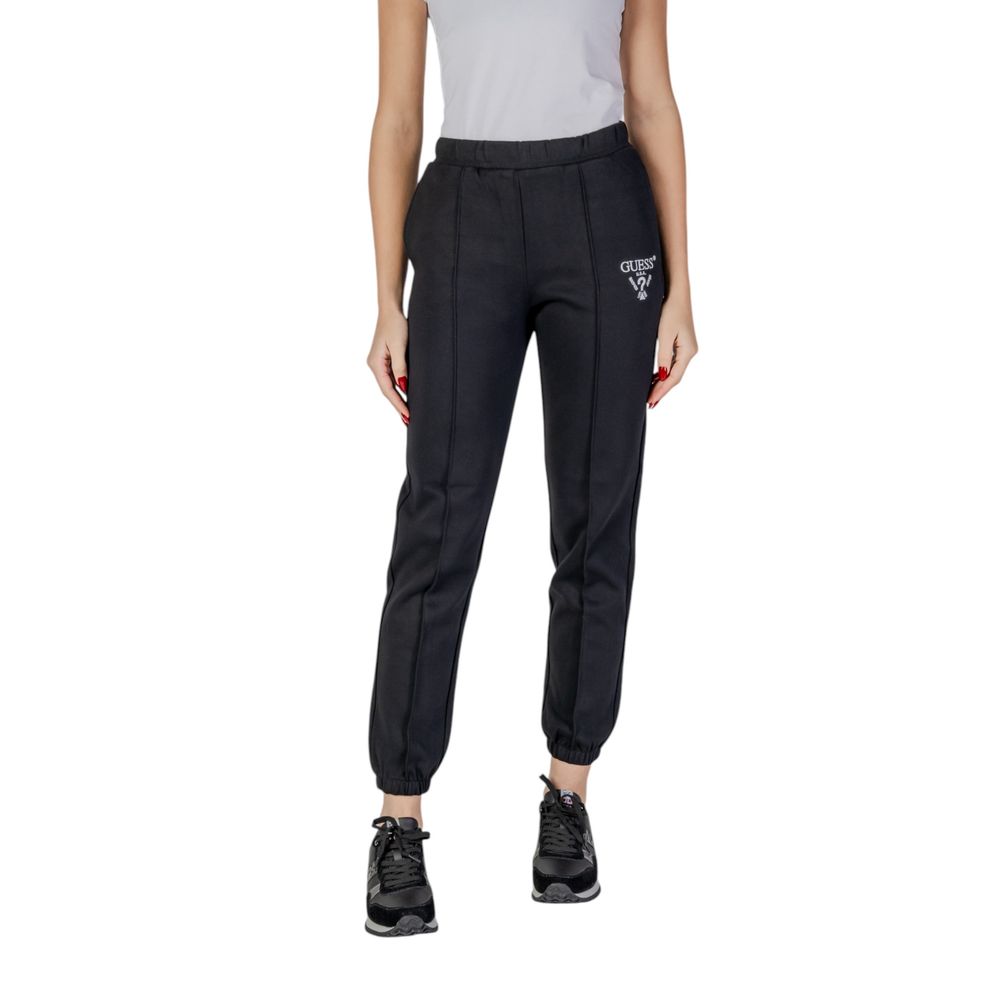 Black Polyester Jeans & Pant