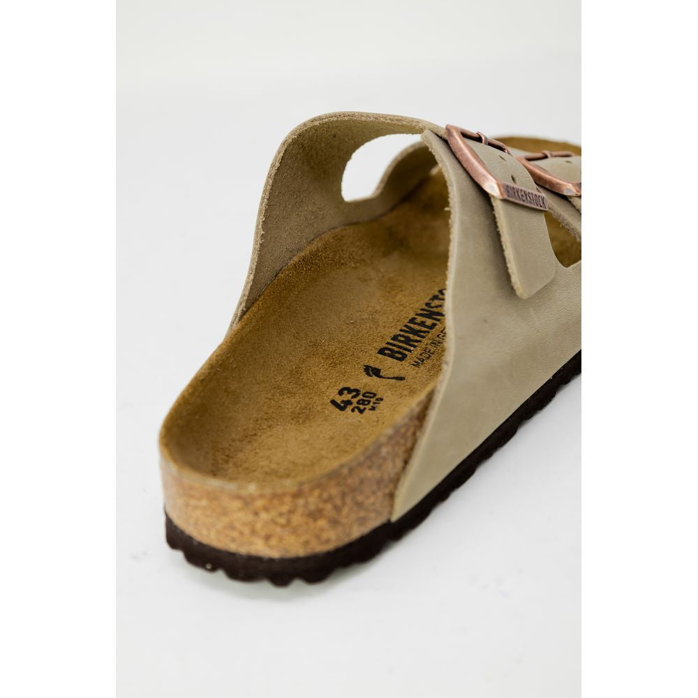 Beige Birko Sandal