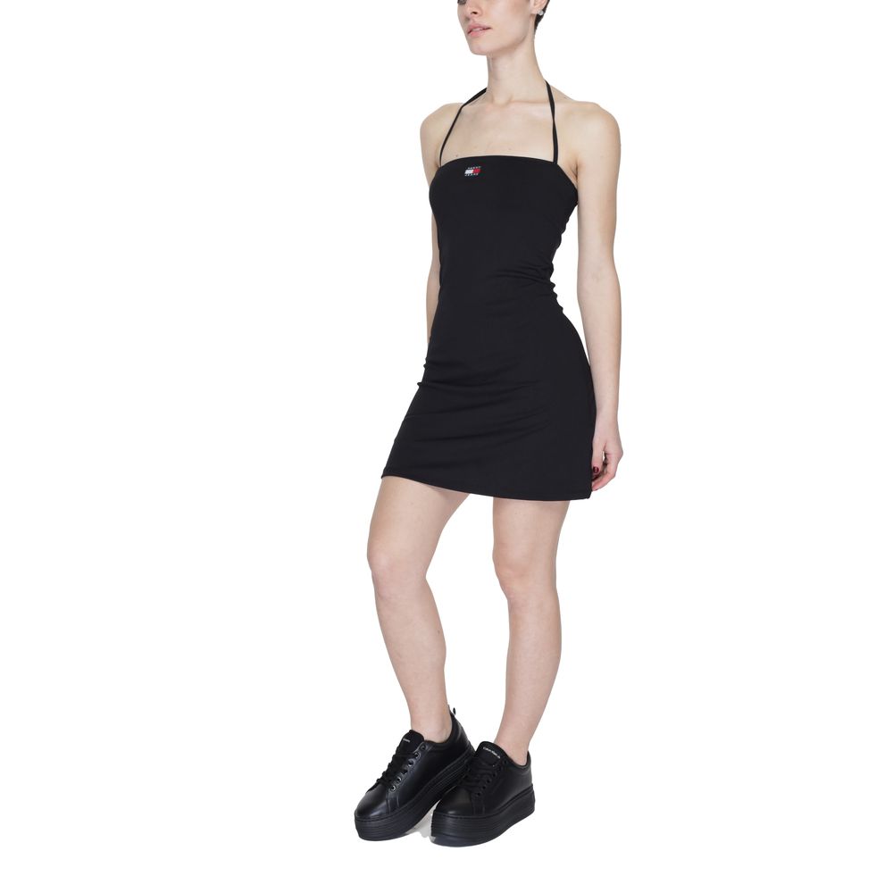 Black Polyester Polyester Dress