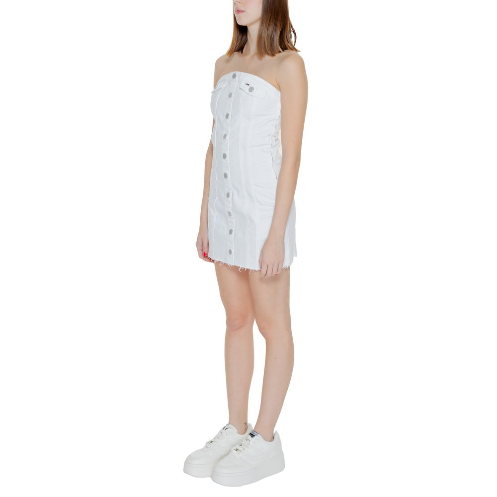 White Cotton Rigenerato Dress