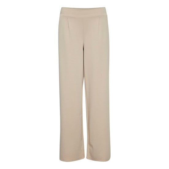 Beige Polyethylene Polyethylene Jeans & Pant