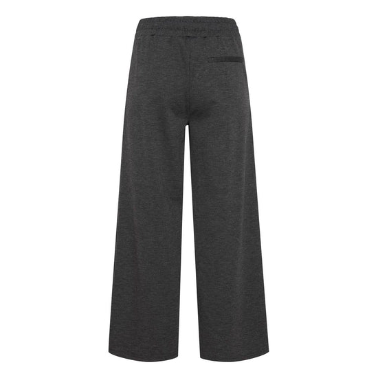 Gray Polyester Polyester Jeans & Pant