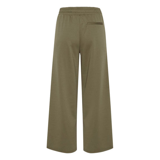 Green Polyester Polyester Jeans & Pant