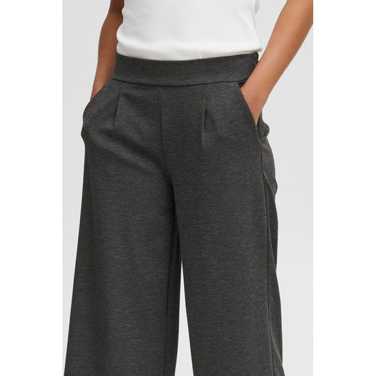 Gray Polyester Polyester Jeans & Pant