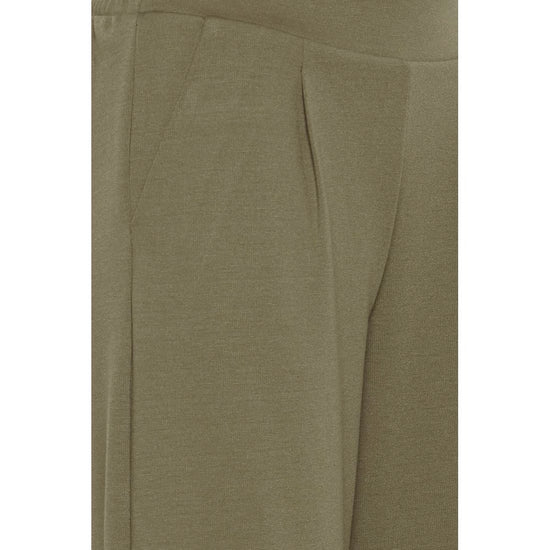 Green Polyester Polyester Jeans & Pant