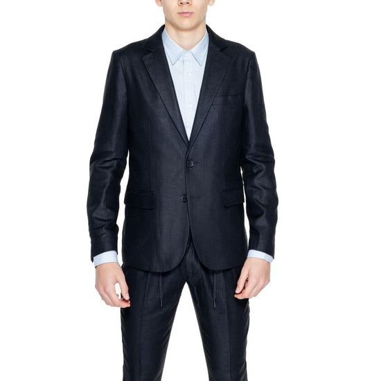 Black Linen Suit