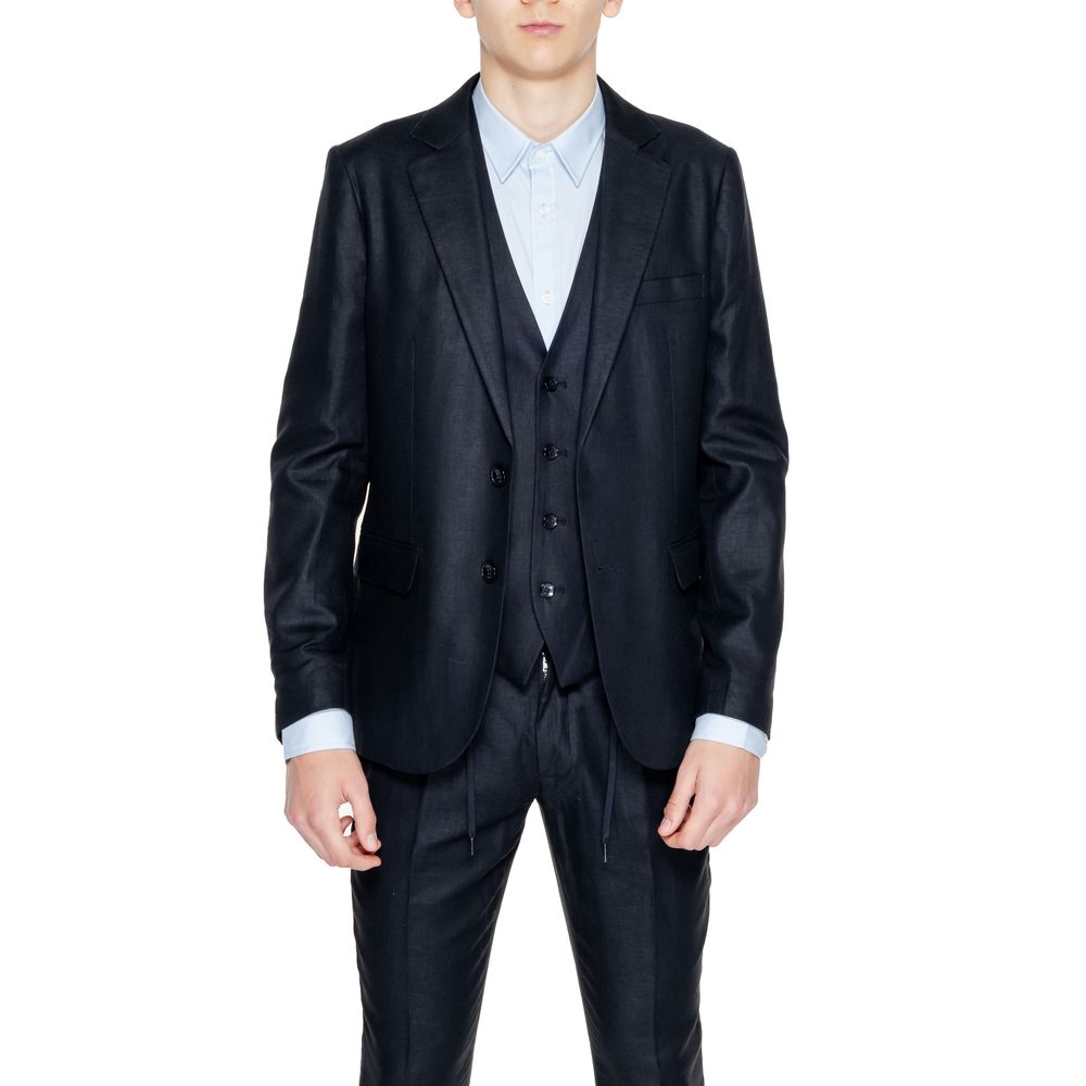 Black Linen Suit