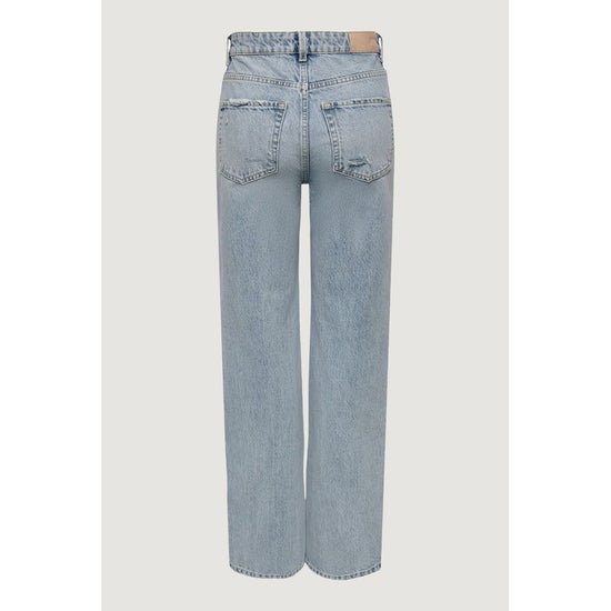 Light Blue Cotton Jeans & Pant