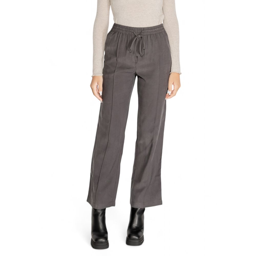 Gray Viscose Jeans & Pant