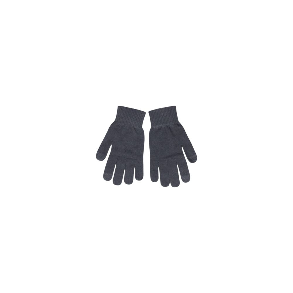 Gray Polyester Polyester Glove