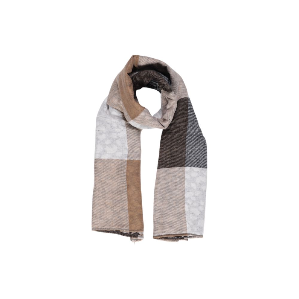 Beige Polyester Polyester Scarf