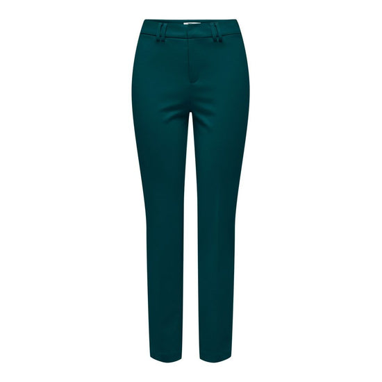 Green Polyester Jeans & Pant