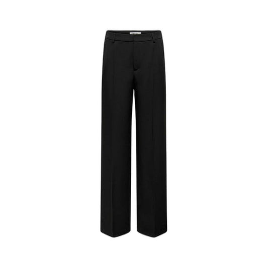 Black Polyester Jeans & Pant