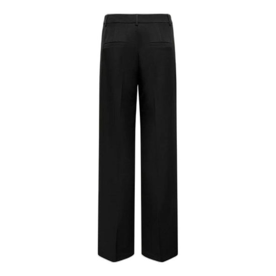 Black Polyester Jeans & Pant