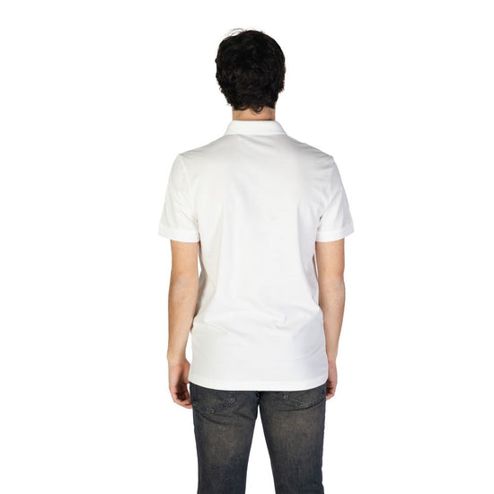 White Cotton Polo Shirt