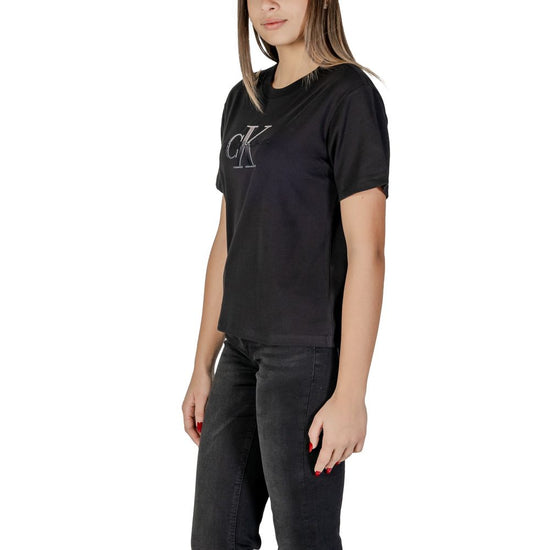 Black Cotton Tops & T-Shirt