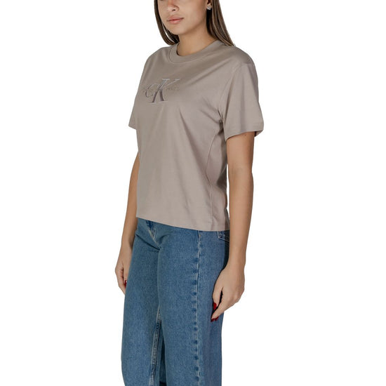 Gray Cotton Tops & T-Shirt