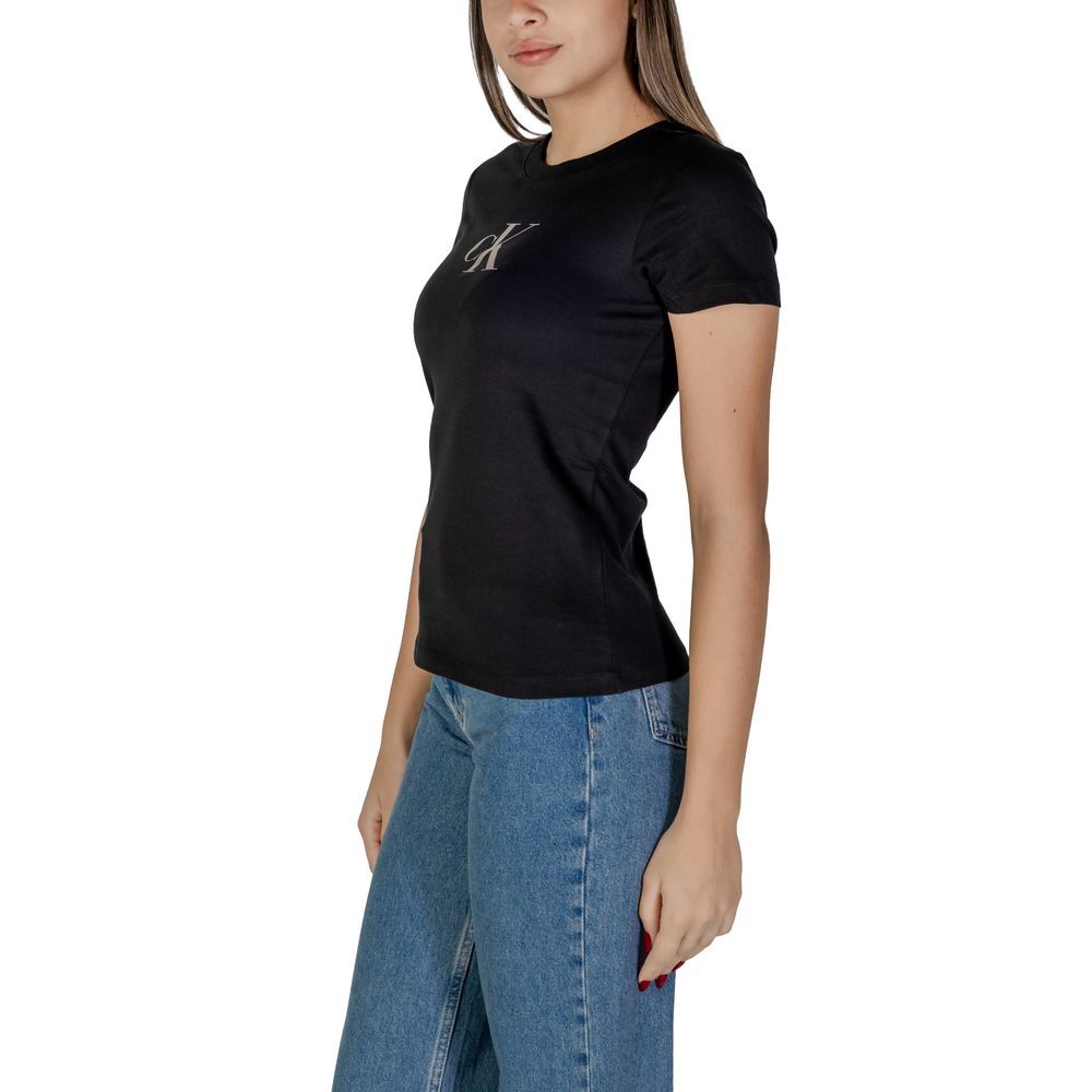 Black Cotton Tops & T-Shirt