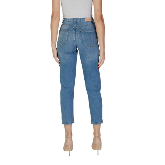 Light Blue Cotton Jeans & Pant