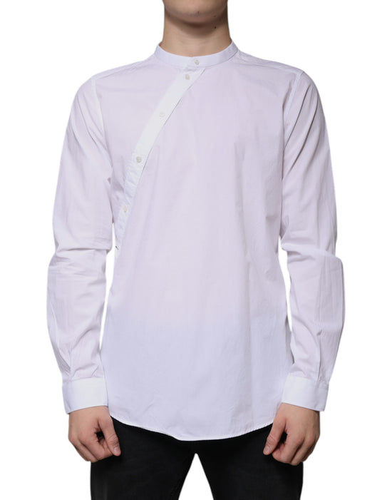 White Cotton Slim Fit MARTINI Dress Shirt