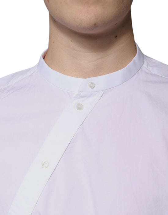 White Cotton Slim Fit MARTINI Dress Shirt