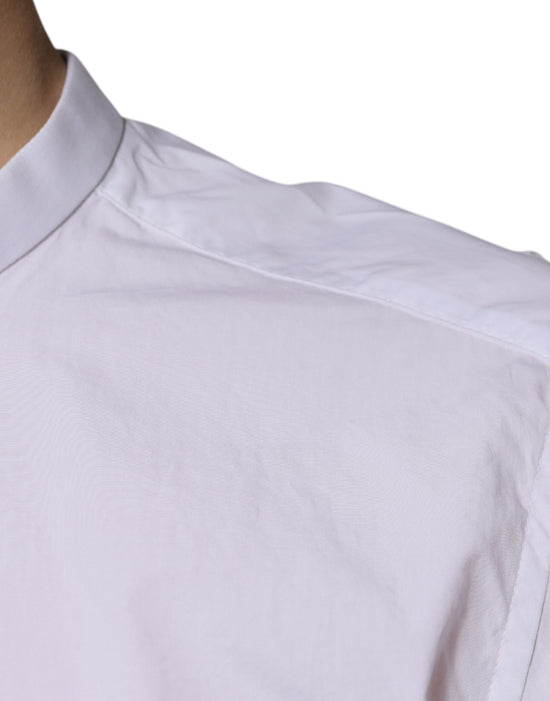 White Cotton Slim Fit MARTINI Dress Shirt