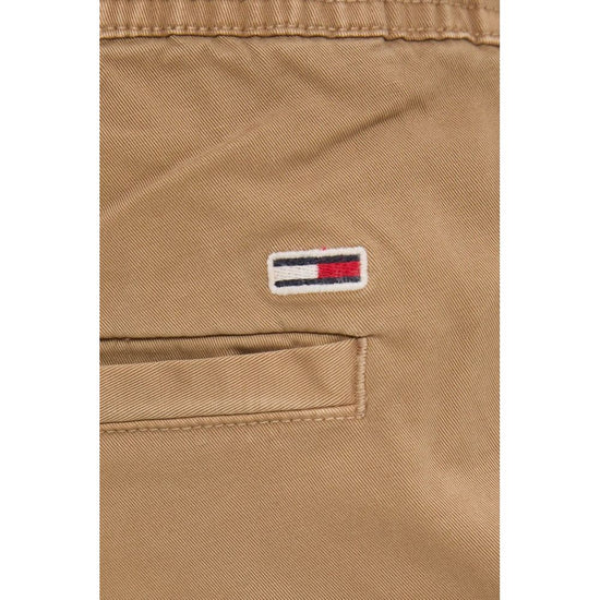 Beige Cotton Jeans & Pant