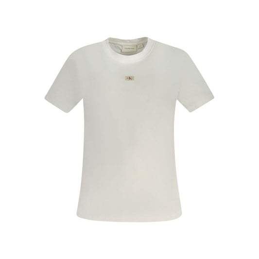 White Cotton Women Top