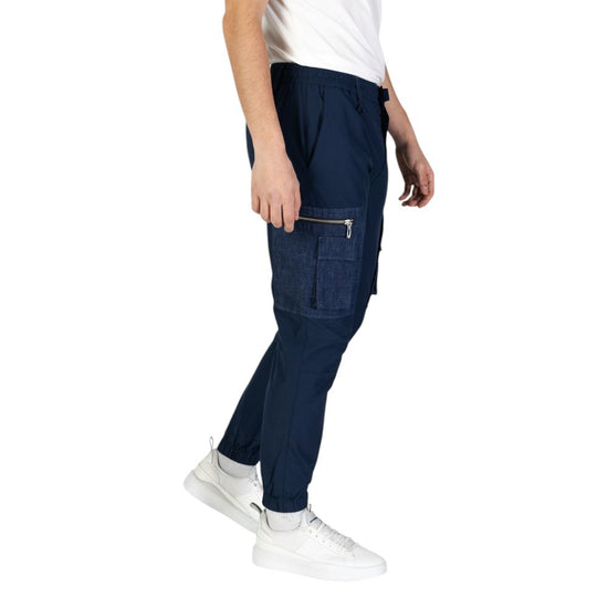 Blue Cotton Jeans & Pant