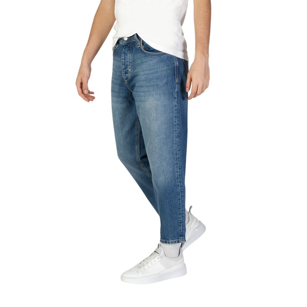 Blue Cotton Jeans & Pant